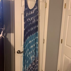 Tie dye long sundress